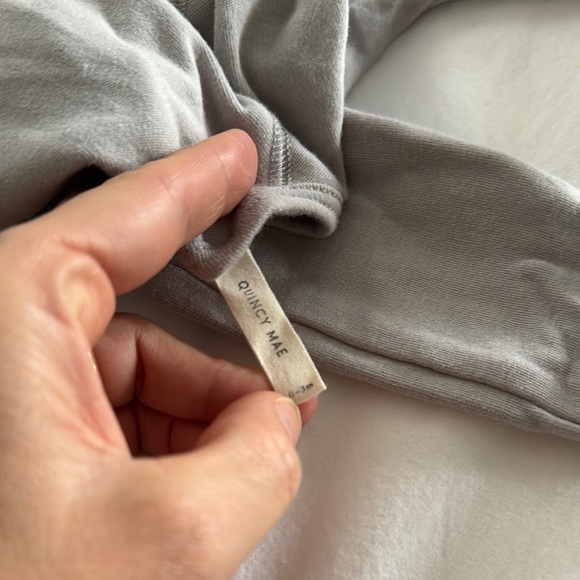 Gray Baby Outfit Set 0-3m Organic Cotton - Picture 2 of 5